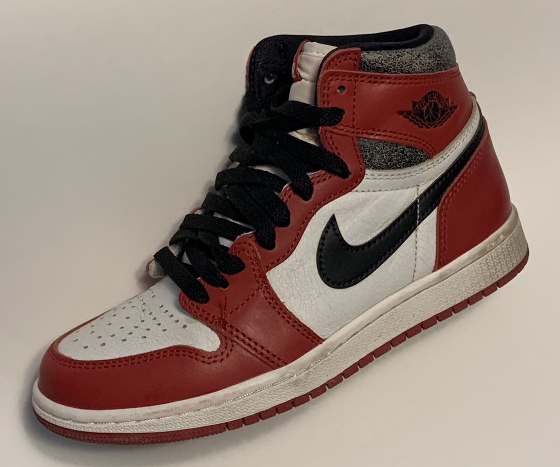 A single Air Jordan 1 high-top sneaker